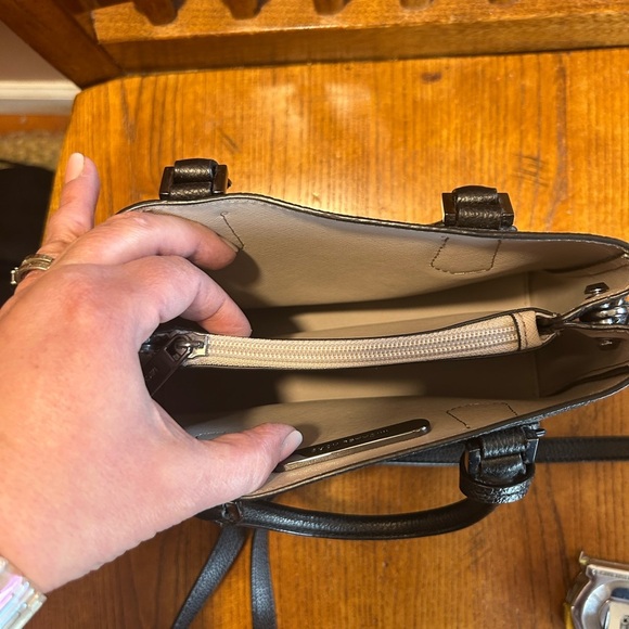 Michael Kors Black Adele Crossbody Bag with Silver Hardware EUC!! - Picture 11 of 16